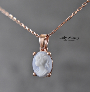 Lady Cameo Schmuckset | Rosévergoldetes 925 Sterling Silber